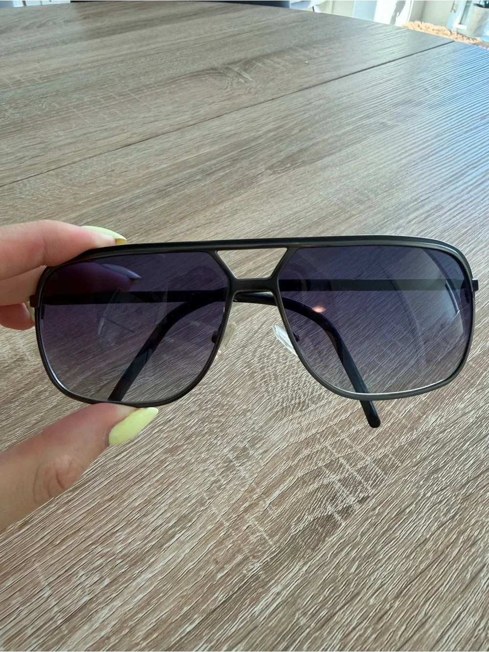 Dior Black Gradient Pilot Sunglasses